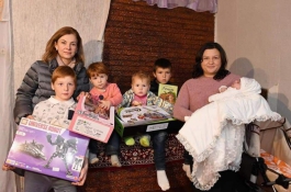 Incă o familie cu mulți copii a beneficiat de locuință din partea Fundației