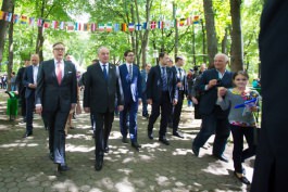 Președintele Nicolae Timofti a participat  la inaugurarea Orășelului European – 2016 