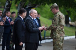 Președintele Nicolae Timofti a participat la încheierea exercițiului  moldo-american „Dragoon Pioneer 2016”