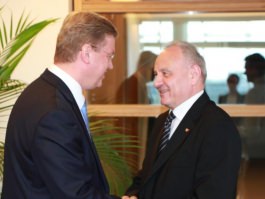 Nicolae Timofti a avut o întrevedere cu Stefan Fule, comisarul european pentru Extindere și Politici de Vecinătate