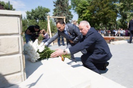 Президент Республики Молдова принял участие в открытии Мемориального комплекса жертвам политических репрессий 