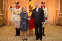 Președintele Republicii Moldova a primit scrisorile de acreditare  ale Ambasadorilor Republicii Austria, Republicii Coreea și României 