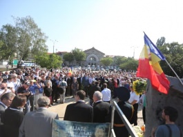 Președintele Nicolae Timofti a participat la ceremonia de comemorare a victimelor deportărilor comuniste
