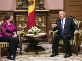 Nicolae Timofti a avut o întrevedere cu Catherine Ashton, Înaltul Reprezentant al UE pentru afaceri externe