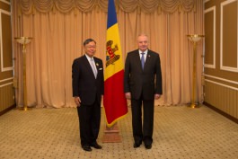 President Nicolae Timofti received Japanese Ambasador on the occasion of concluding his diplomatic mission in Moldova