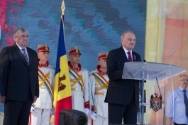 Președintele Nicolae Timofti: Sunt fericit, la fel ca toți cetățenii noștri care trăiesc cu sentimentul de libertate și independență