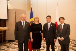 Președintele Nicolae Timofti a participat la ceremonia de inaugurare a Ambasadei Japoniei