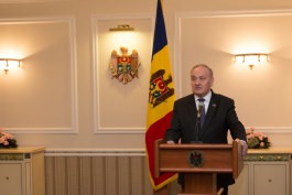  Speech delivered by President Nicolae Timofti at the farewell meeting with the representatives of  Diplomatic Corps 