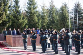 Moldovan president attends ceremony of detaching new National Army contingent to KFOR mission