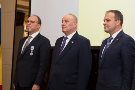 Выступление Президента Республики Молдова Николае Тимофти на приеме, организованном Посольством Румынии по случаю Национального дня cтраны