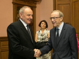 Nicolae Timofti a avut o întrevedere cu Wilfried Martens, presedintele Partidului Popular European
