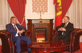 Moldovan president meets Russian deputy premier