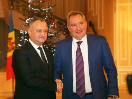 Igor Dodon s-a întîlnit cu Dmitri Rogozin