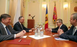 Moldovan president meets head of European Union delegation in RM