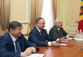 Moldovan president meets U.S. ambassador