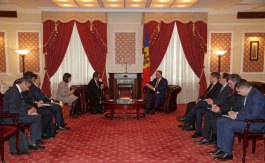 President Igor Dodon today met Ahmet Yildiz, Deputy Minister of Foreign Affairs of Turkey