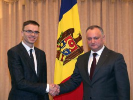 Igor Dodon a avut o întrevedere cu Ministrul Afacerilor Externe al Estoniei, Sven Mikser