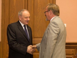 Nicolae Timofti a avut o întrevedere cu ambasadorul Norvegiei, Oystein Hovdkinn