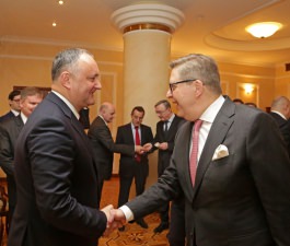 President, Igor Dodon, has met today the EU states ambassadors accredited in Moldova