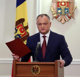 Президент Игорь Додон предлагает смешанную систему выборов для Республики Молдова