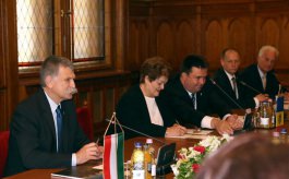 Игорь Додон встретился в Будапеште с Президентом Национального собрания Венгрии Ласло Кёвером