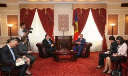 Șeful statului s-a întîlnit cu Ministrul afacerilor externe al Republicii Lituania