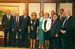 President of the country Igor Dodon held a meeting with Chairwoman of the Federation Council, Valentina Matvienko