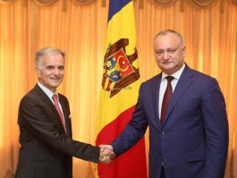 Președintele Igor Dodon a avut o întrevedere de rămas bun cu ambasadorul non-rezident al Muntenegrului în Republica Moldova, Milan Begović