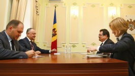 Moldovan president meets new Head of EU Delegation in Moldova