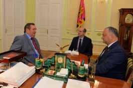 Exportul producției agro-alimentare pe piața Federației Ruse a constituit subiectul unei întrevederi dintre Igor Dodon și Vitalie Gorincioi