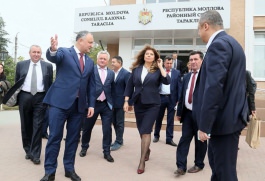 Igor Dodon, președintele Republicii Moldova și Iliana Iotova, vicepreşedintele Bulgariei, au efectuat o vizită de lucru în raionul Taraclia