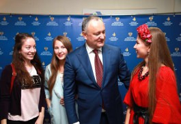 Moldovan president visits State University from Sochi
