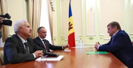 Президент Республики Молдова Игорь Додон встретился с Олегом Хоржаном