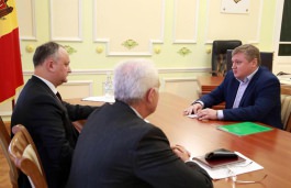 Moldovan president meets politician from Transnistria
