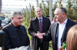 Igor Dodon a vizitat Compania „FarmProd” din satul Olănești, raionul Ștefan Vodă