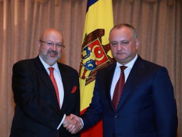 Președintele țării, Igor Dodon a avut o întrevedere cu Lamberto Zannier, Înaltul Comisar OSCE pentru Minorităţi Naţionale  