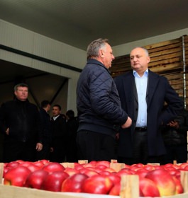 Президент Игорь Додон посетил компанию ”Bucuria Saturn” из села Рудь Сорокского района