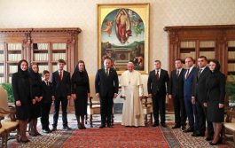 Moldovan President Igor Dodon had a meeting with the Sovereign Pontiff, His Holiness Pope Francis