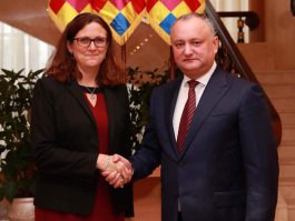 President of the Republic of Moldova held a meeting with European Commissioner for Trade Cecilia Malmström