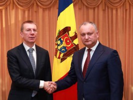 Head of the State had a meeting with the Foreign Minister of Latvia Edgar Rinkevich