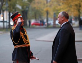 Igor Dodon a conferit Orchestrei Prezidențiale a Republicii Moldova titlul onorific  „Colectiv  Artistic  Emerit”