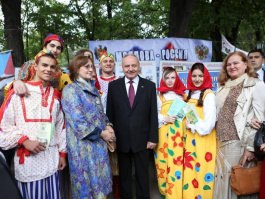 Președintele Republicii Moldova, Nicolae Timofti, a participat la Festivalul etniilor