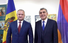 Șeful statului a avut o întrevedere cu vice-președintele Federației de Șah din Armenia