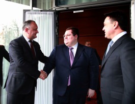 Igor Dodon met with the governor of the Moscow region