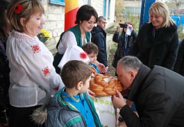 Igor Dodon a vizitat astăzi grădinița de copii din orașul Ciadîr-Lunga