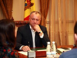 President of Moldova had a traditional reception of citizens
