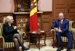 Igor Dodon met with the member of the Eurasian Economic Commission Tatiana Valovaia