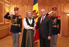 Președintele Republicii Moldova a primit scrisorile de acreditare din partea a trei ambasadori agreați