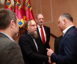 Șeful statului s-a întîlnit cu grup de reprezentanți de vîrf ai comunității academice din Europa occidentală și Rusia