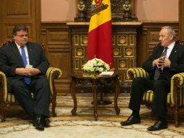 President Nicolae Timofti met the Lithuanian Minister of Foreign Affairs Linas Linkevicius
